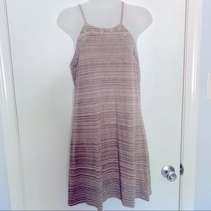 Soft Stretchy Dress, Pinkish/Grayish color, Small